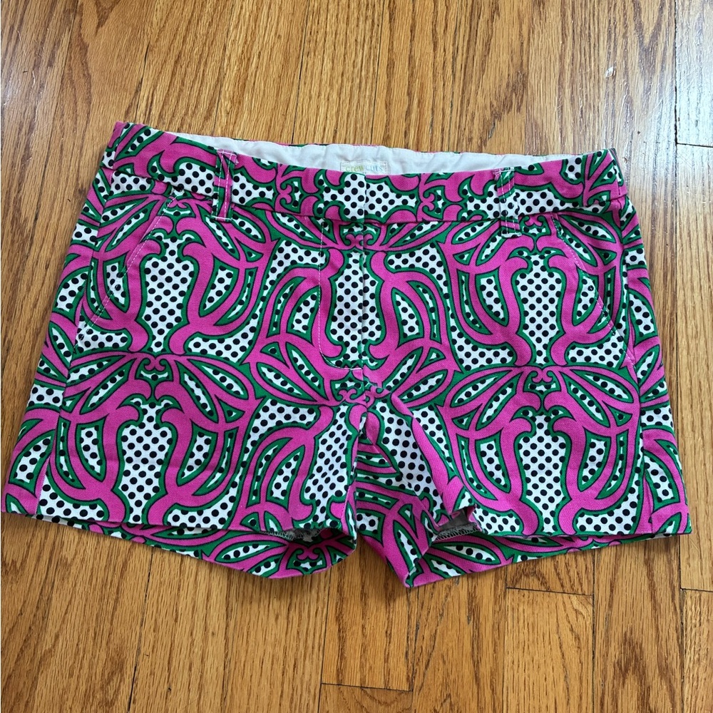 Crewcuts Pink and Green Patterned girls Shorts